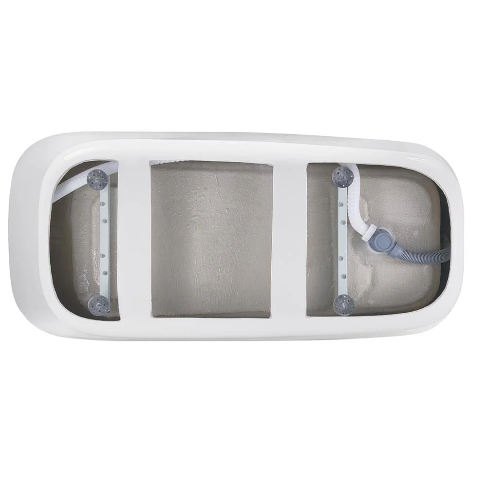 Mokleba 59" Acrylic Single Slipper Tub Freestanding Soaking Bathtub - Image 13