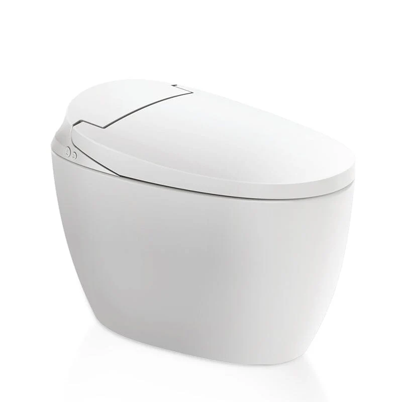 One-Piece Elongated Floor Smart Toilet with Seat Heating and Automatic Flushing - Image 11