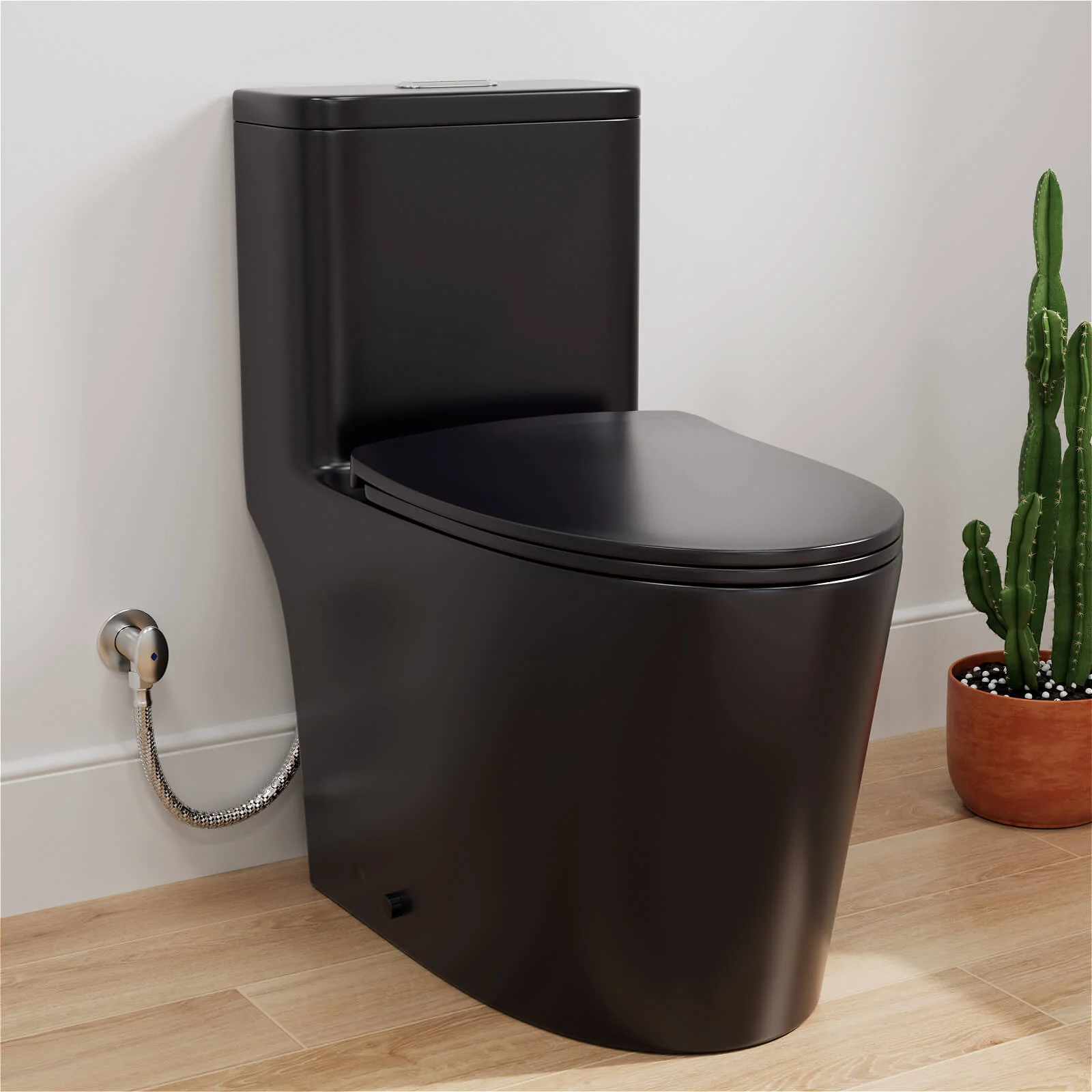 ADA Height One-Piece Toilet 1.1GPF/1.6 GPF Siphon Jet Dual Flushing with Toilet Seat - Image 17