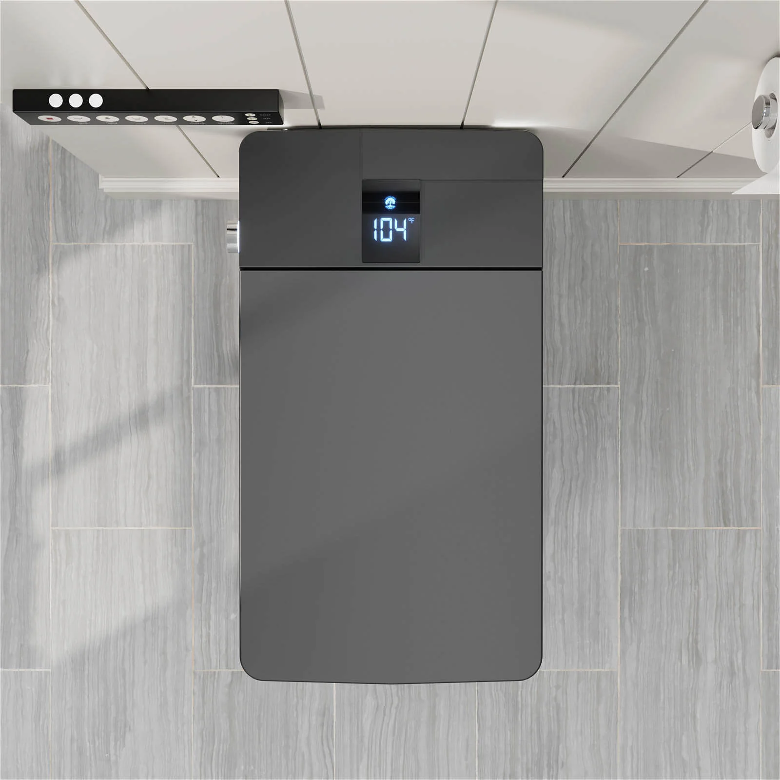 Giving Tree One-Piece Floor Mounted Square Smart Toilet with Remote Control and Automatic Cover - Image 3