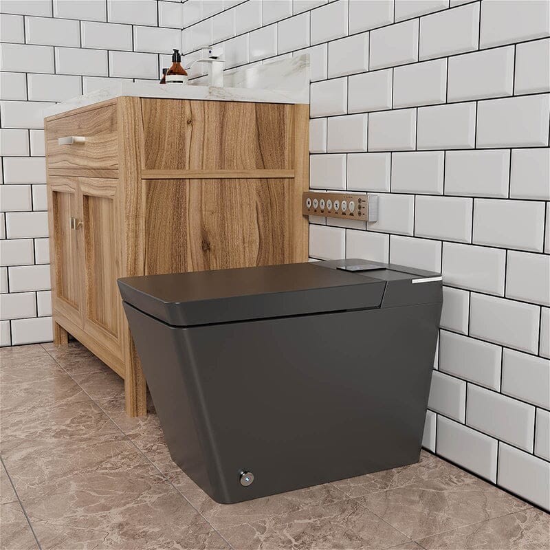 Giving Tree One-Piece Floor Mounted Square Smart Toilet with Remote Control and Automatic Cover - Image 32