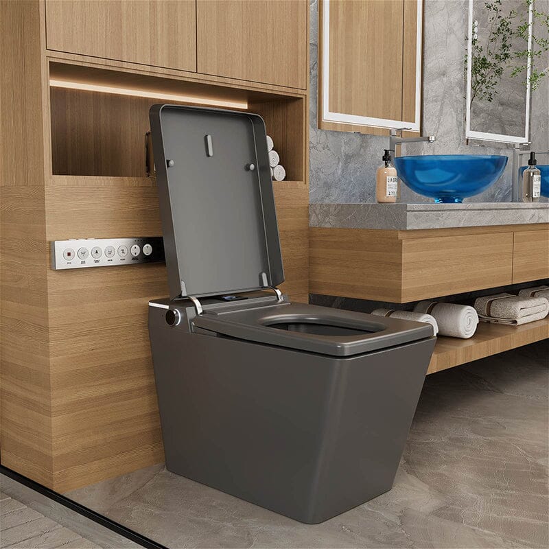 Giving Tree One-Piece Floor Mounted Square Smart Toilet with Remote Control and Automatic Cover - Image 33