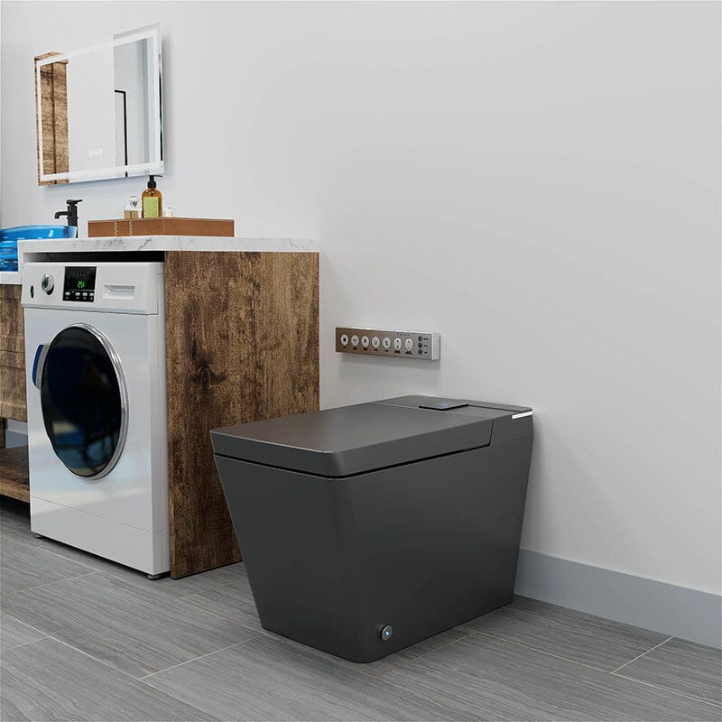 Giving Tree One-Piece Floor Mounted Square Smart Toilet with Remote Control and Automatic Cover - Image 34