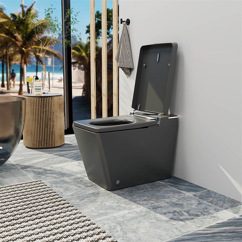 Giving Tree One-Piece Floor Mounted Square Smart Toilet with Remote Control and Automatic Cover - Image 36