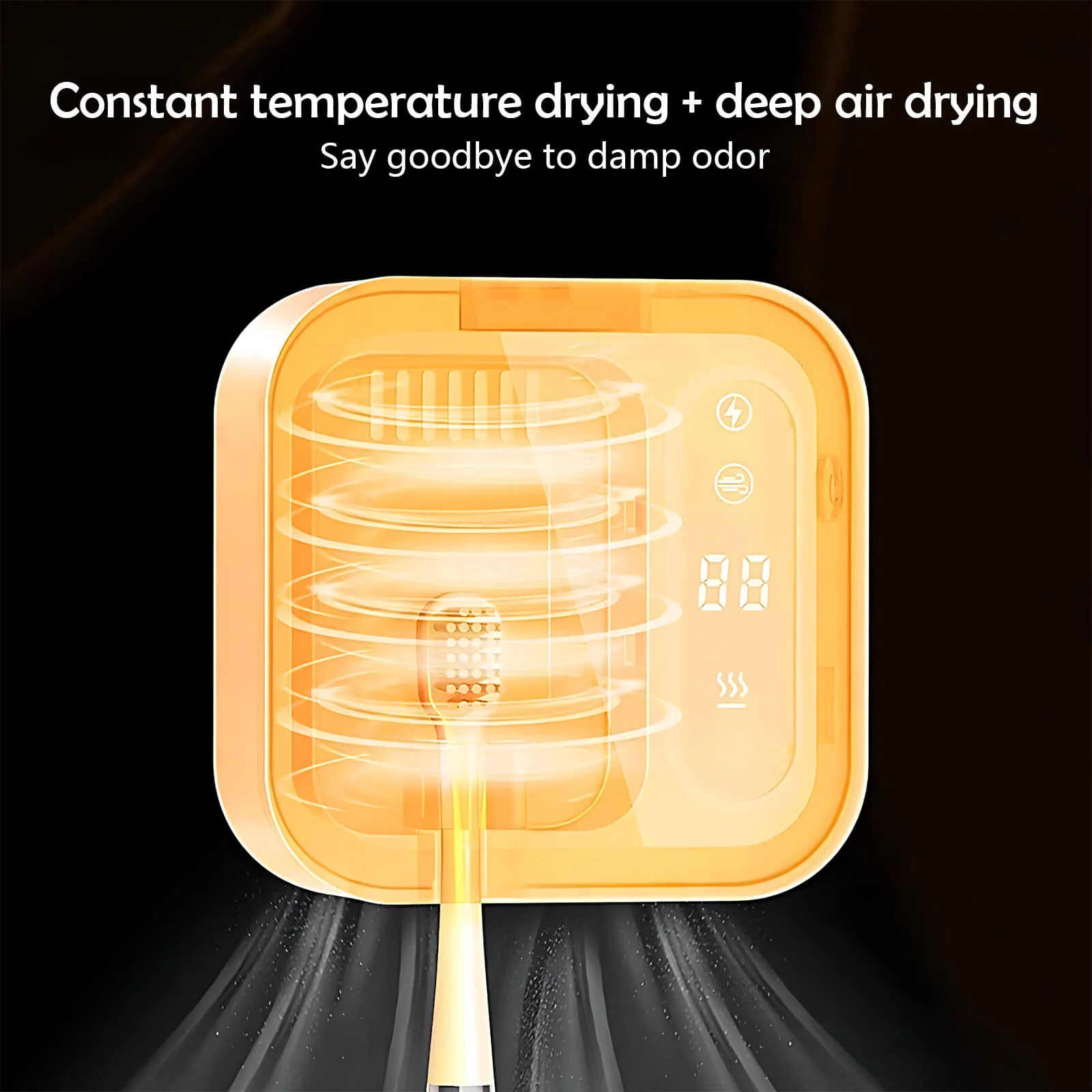 Sanitizer Electric Toothbrush Holder with UV Light for Bathroom - Image 7