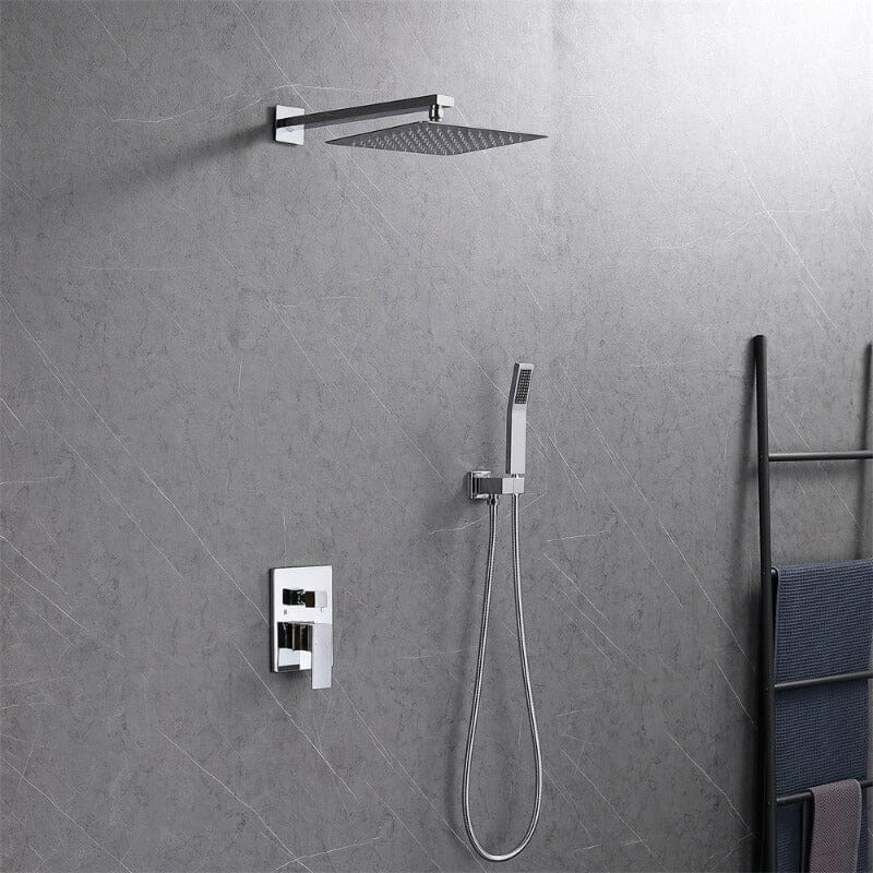 Giving Tree Shower Faucet Sets Wall Mounted with 10" Rainfall Shower Head and Handheld - Image 14