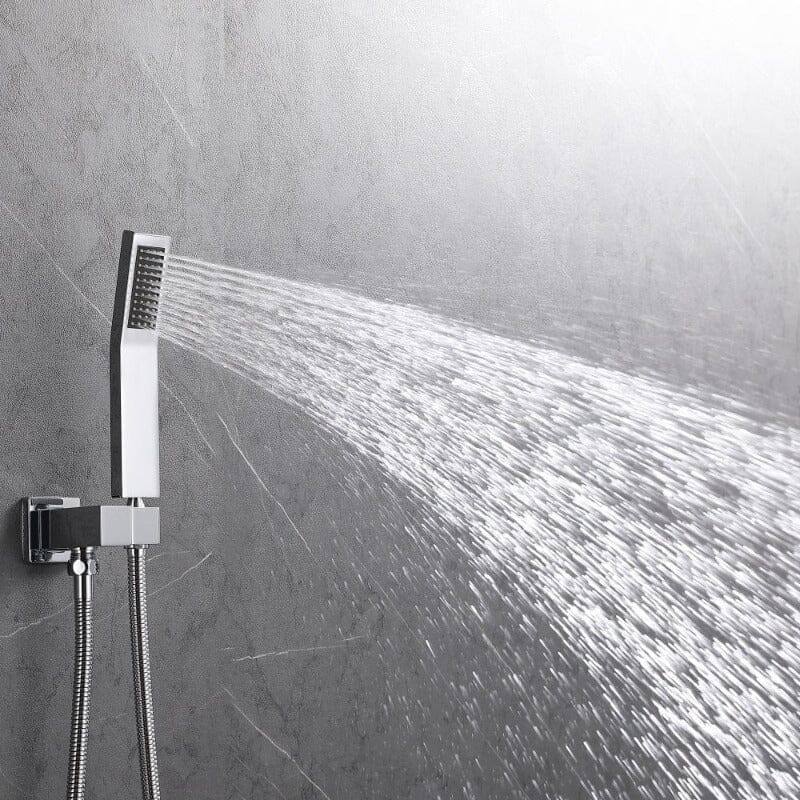 Giving Tree Shower Faucet Sets Wall Mounted with 10" Rainfall Shower Head and Handheld - Image 16