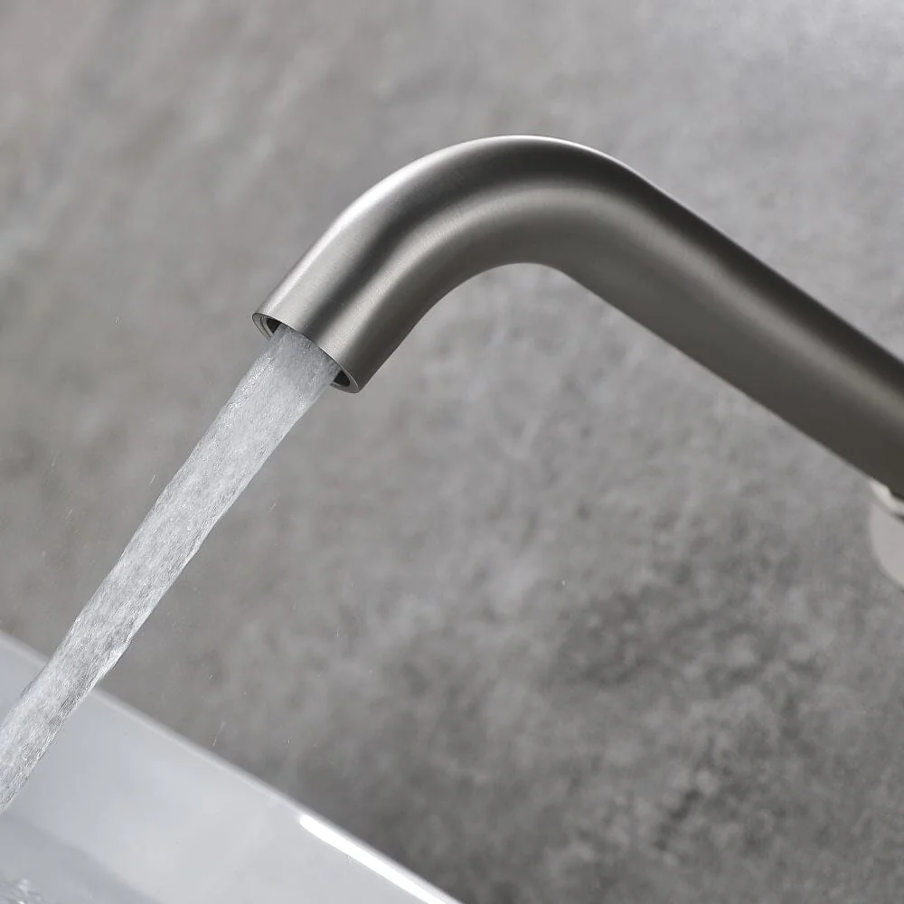 Wall Mount Faucet for Bathroom Sink or Bathtub, Single Handle 2 Holes Brass Rough-in Valve - Image 15