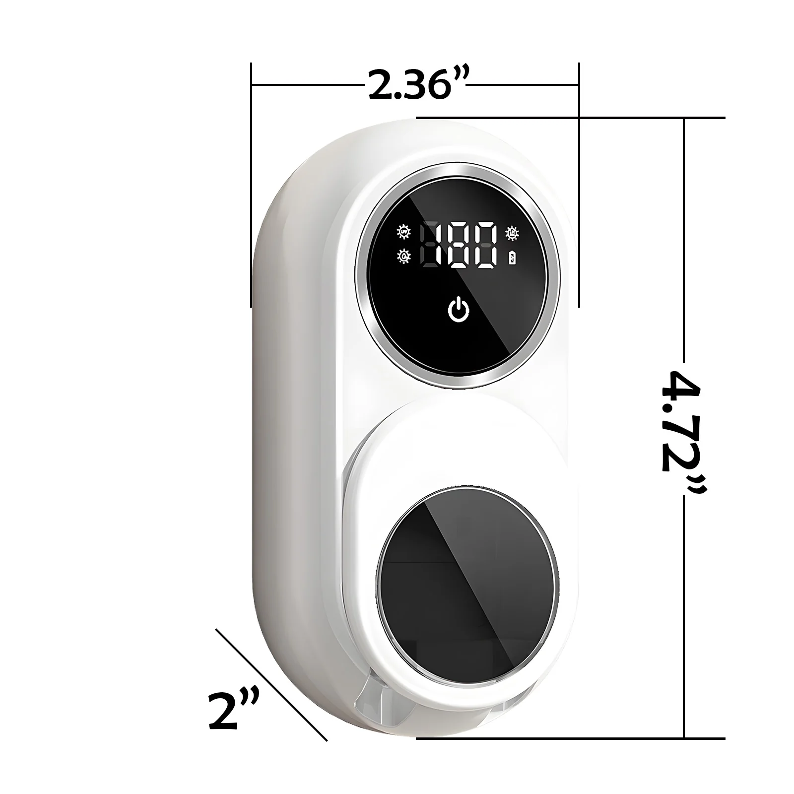 UV Disinfecting Toothbrush Holder Wall Mounted with Cover, Auto Open/Close Covered for Bathroom - Image 11