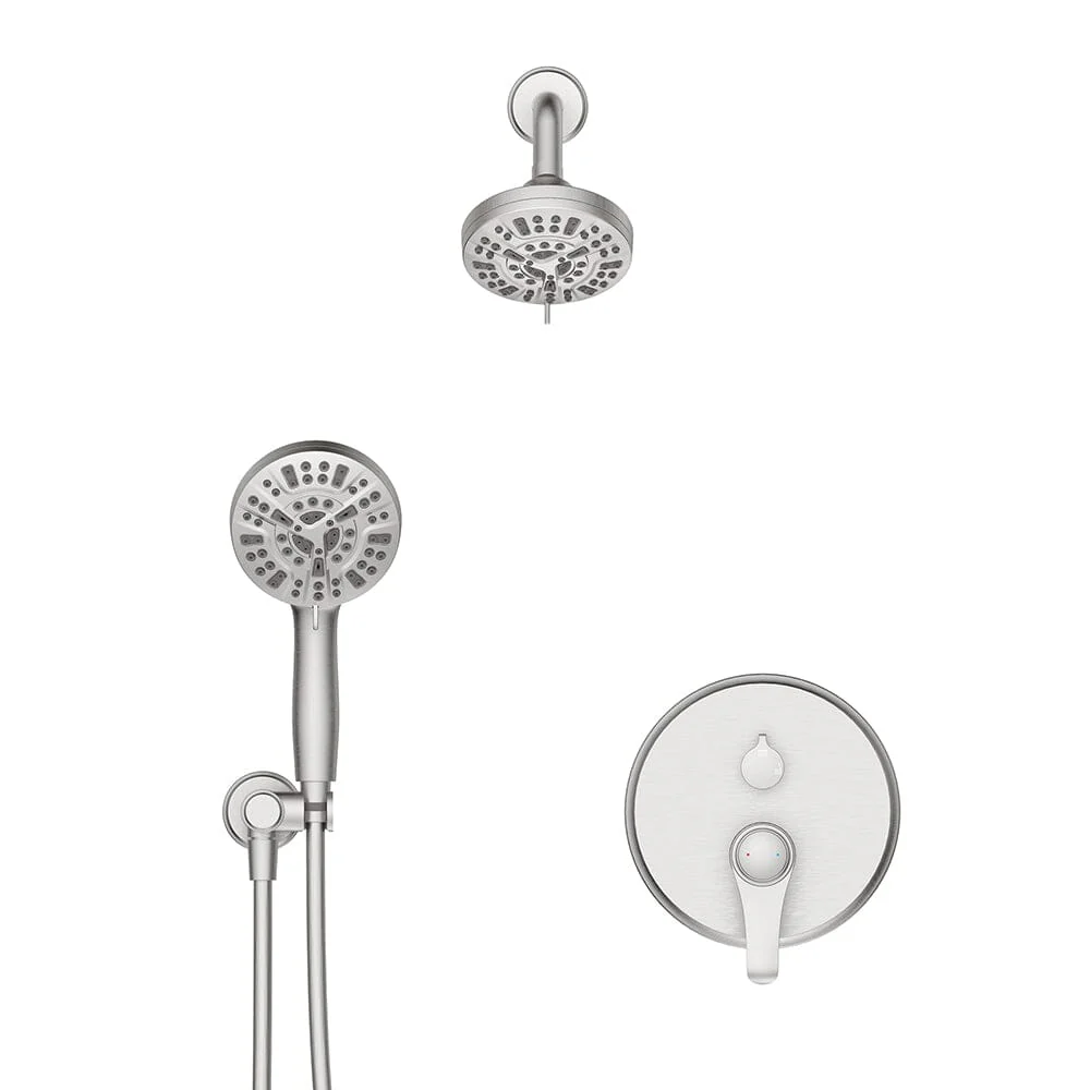 Wall Mounted 14 Spray High Pressure Shower Head and Hand Shower - Image 11