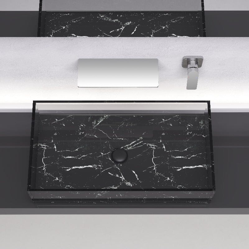 Giving Tree Wall Mounted Waterfall Bathroom Sink Faucet Single Handle with Valve - Image 21