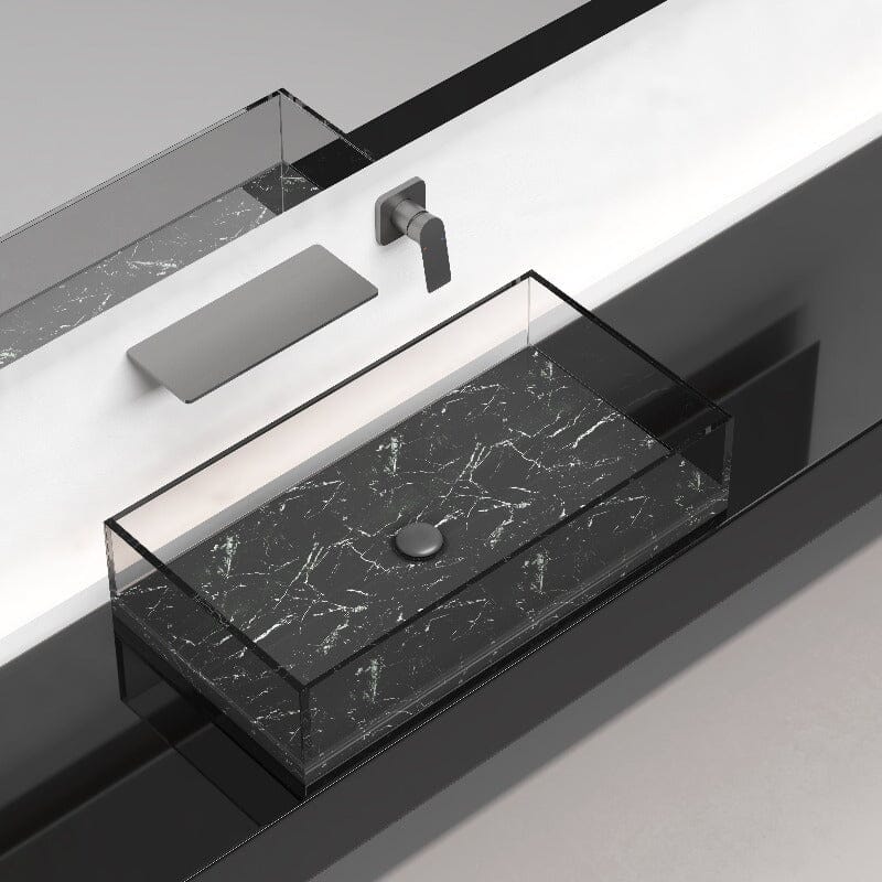 Giving Tree Wall Mounted Waterfall Bathroom Sink Faucet Single Handle with Valve - Image 26