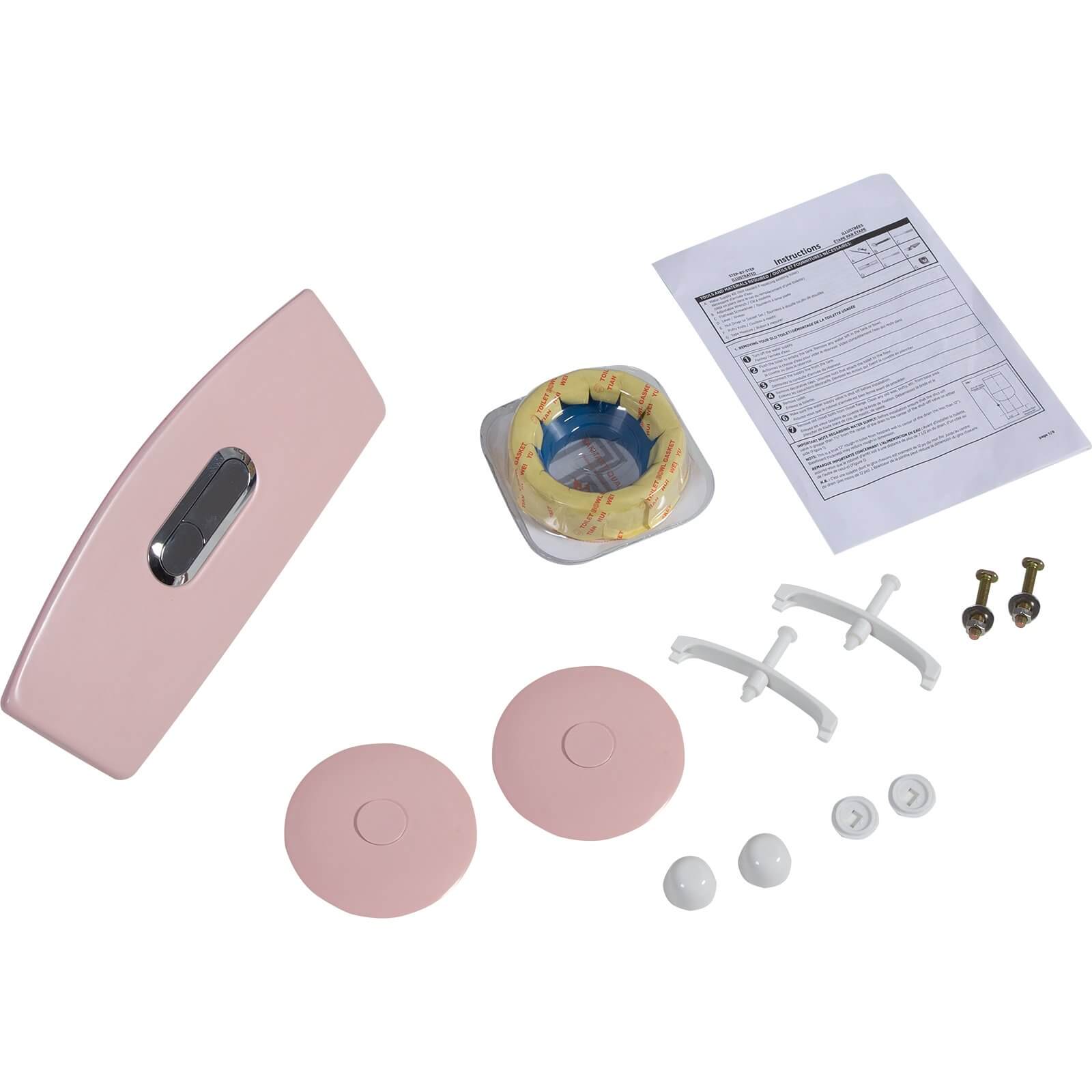 Water-Saving Powerful Flush Pink Dream Toilet - Image 14