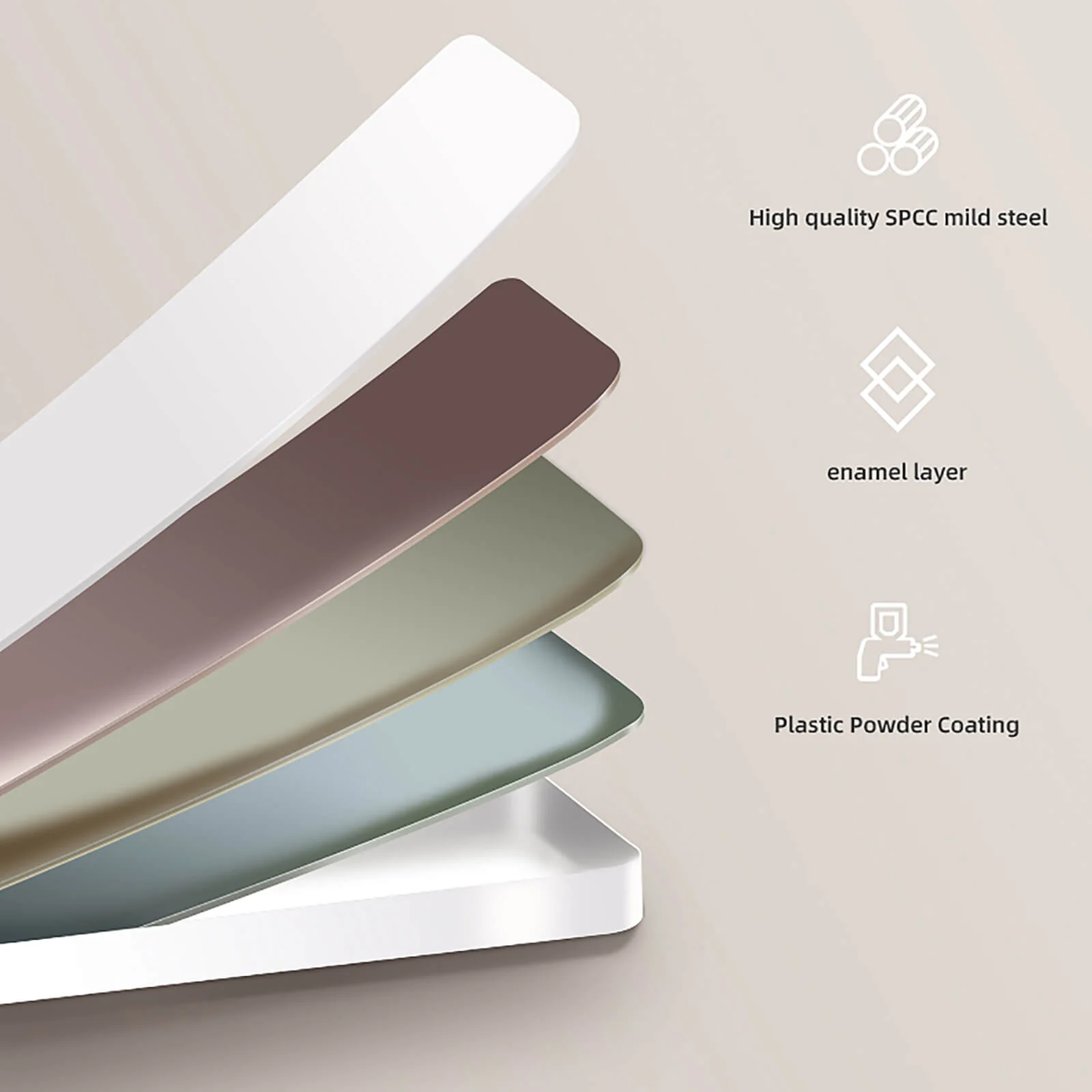 White Smart Towel Warmer with Timer Function - Image 17